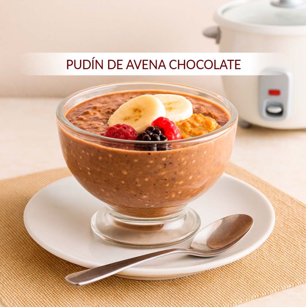 11. Pudín de Chocolate y Avena
