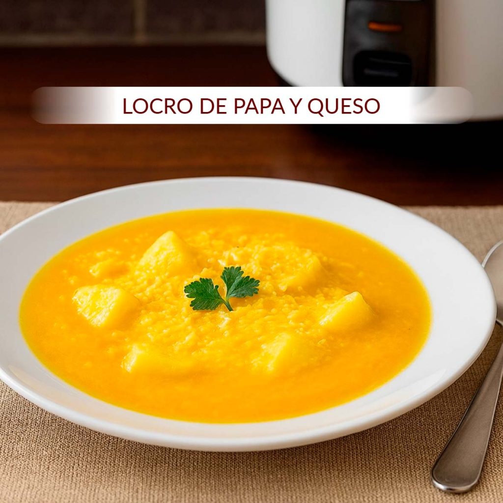 4. Locro de papa y queso