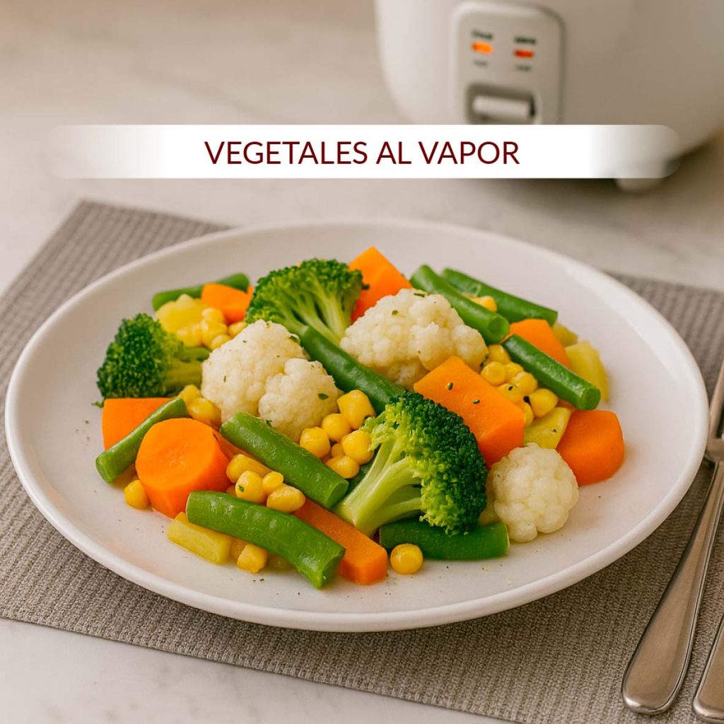 6. Vegetales al vapor